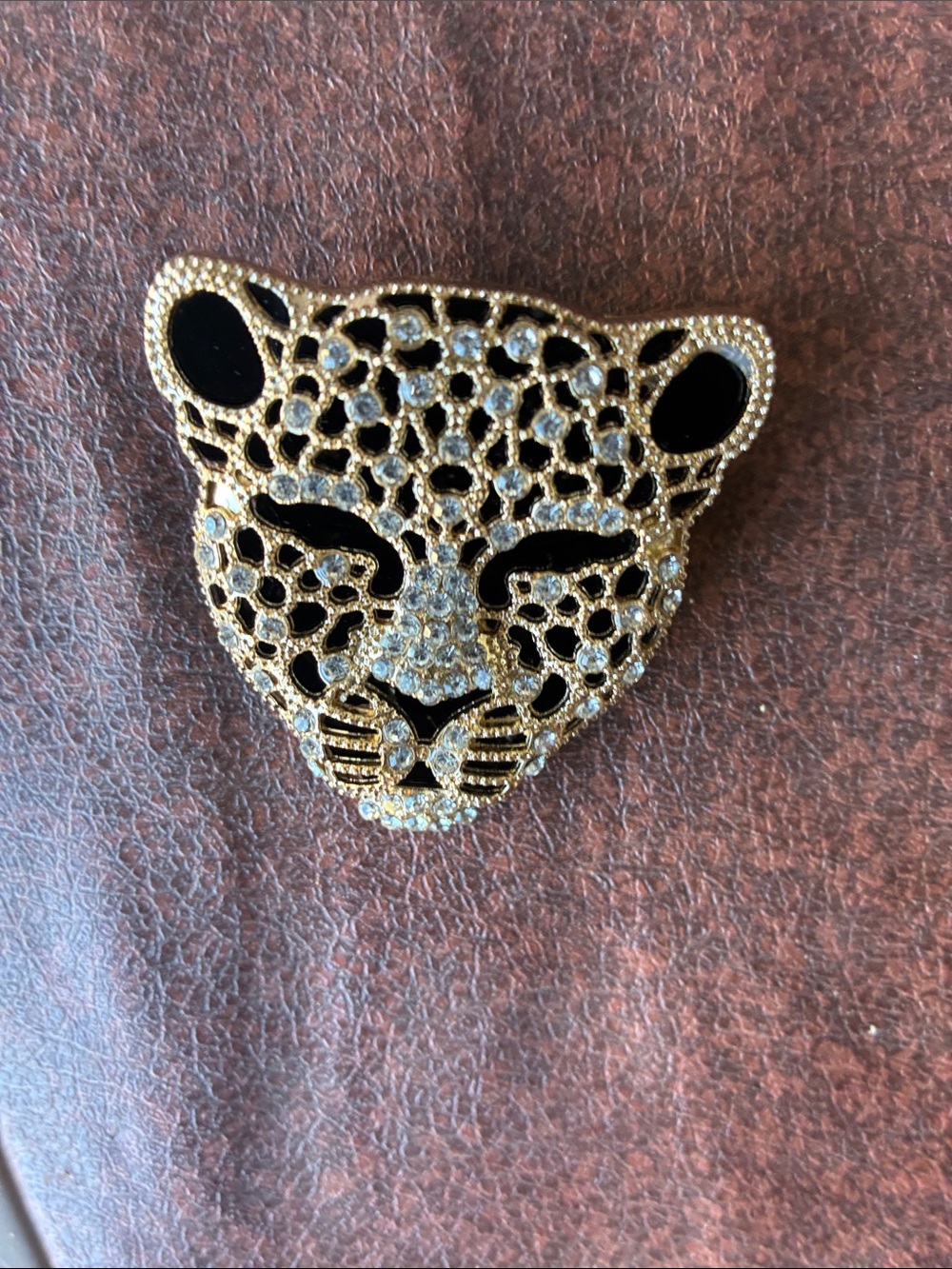 Last one leopard brooch